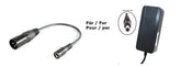Enerpower Adapterkabel 10 cm Rundstecker DC Female 5,5 x 2,5 mm auf XLR-3-Pins Male - Enerprof